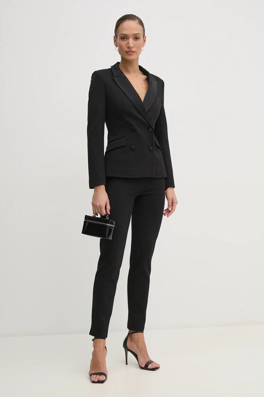 Marciano Guess pantaloni SHIMMY 5RGB14.6304A negru SS25