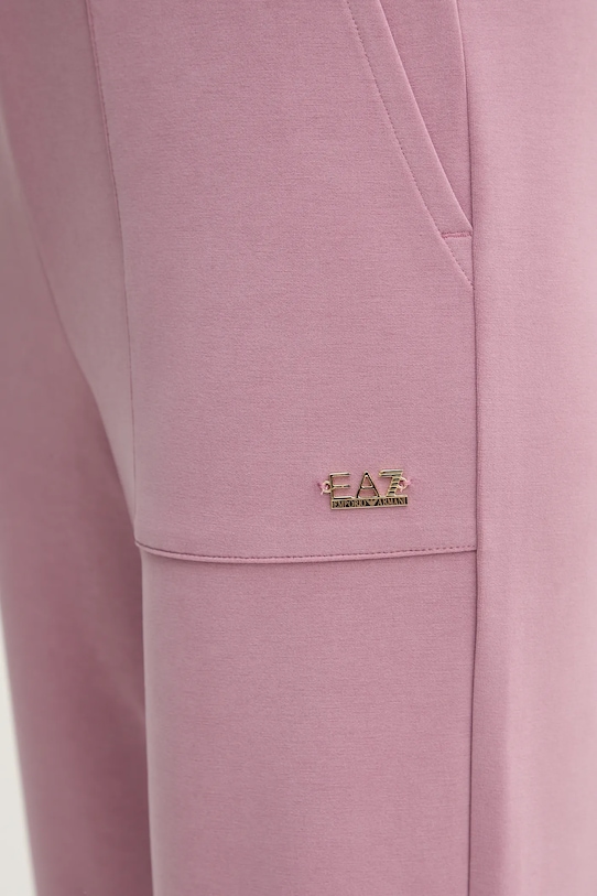 EA7 Emporio Armani spodnie dresowe różowy AF12643.7W000193