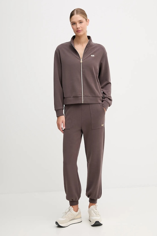 EA7 Emporio Armani pantaloni de trening AF12643.7W000193 maro AW25