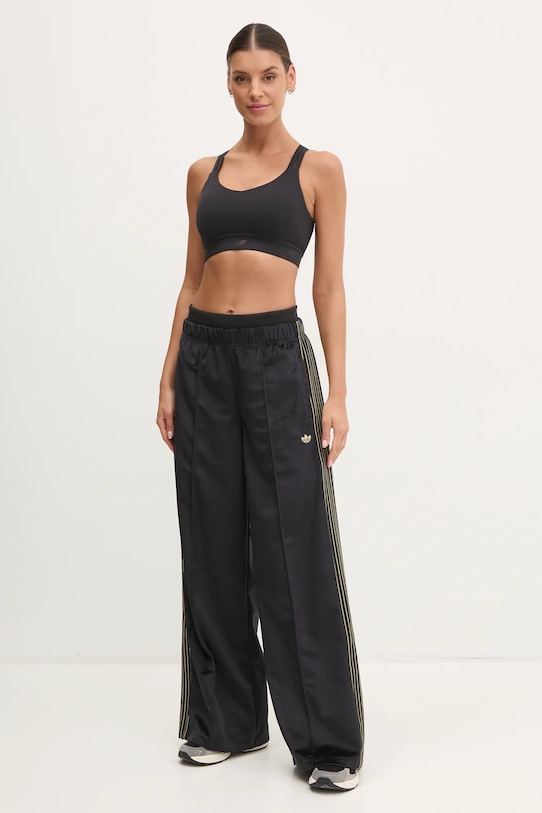 Tepláky adidas Originals VELOUR TRCKPANT JI5755 čierna SS25