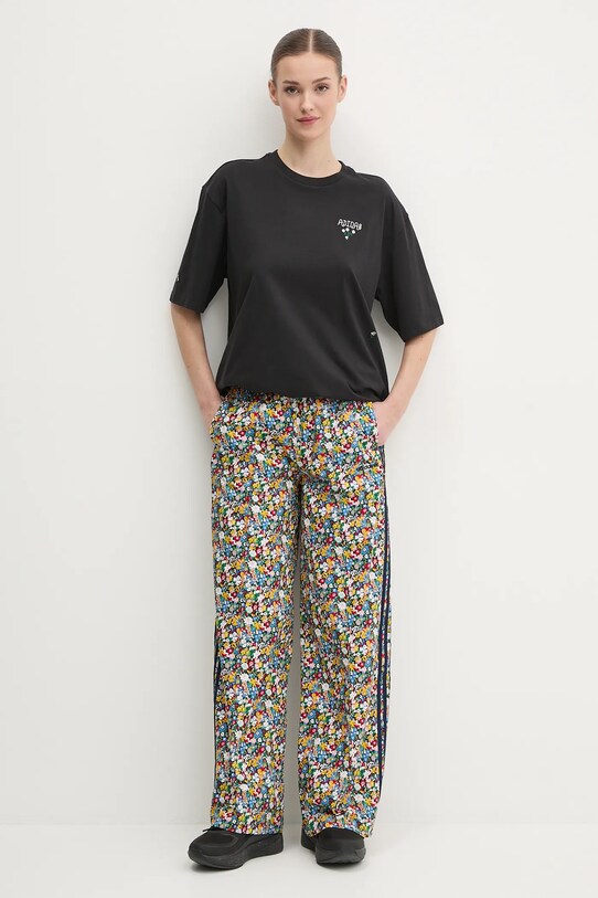 adidas Originals spodnie bawełniane Liberty JC7787 granatowy SS25