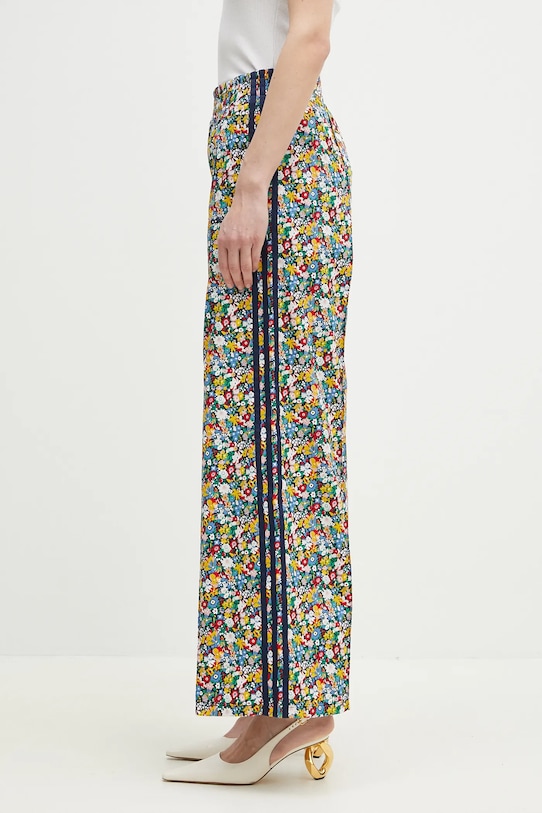 Bavlněné kalhoty adidas Originals Liberty JC7787 námořnická modř SS25