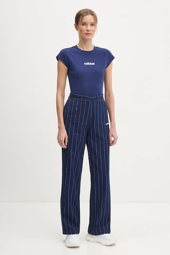 adidas Originals spodnie PINSTRIPE PANTS JJ3482 granatowy SS25