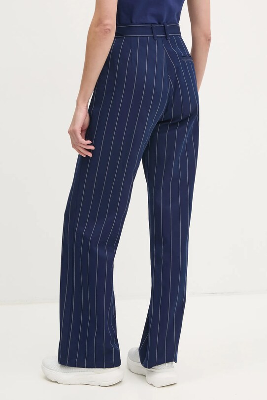 Îmbrăcăminte adidas Originals pantaloni PINSTRIPE PANTS JJ3482 bleumarin