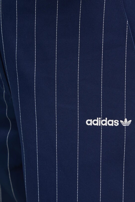 adidas Originals pantaloni PINSTRIPE PANTS bleumarin JJ3482