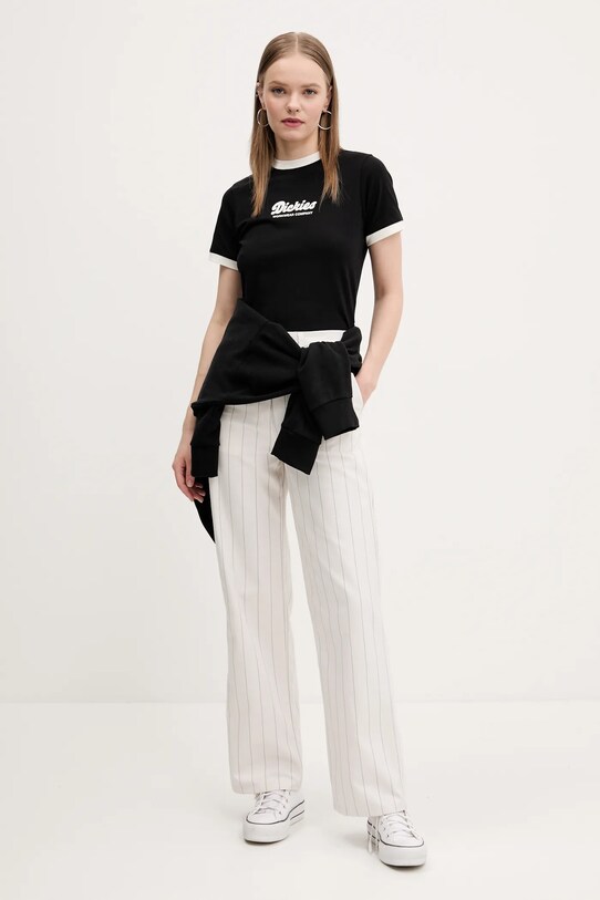 adidas Originals spodnie PINSTRIPE PANTS JJ3483 beżowy SS25