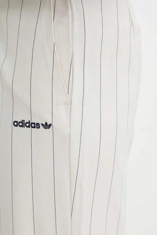 Штани adidas Originals PINSTRIPE PANTS бежевий JJ3483