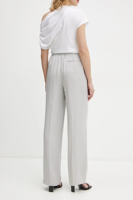 Îmbrăcăminte Theory pantaloni de matase K0502208 gri