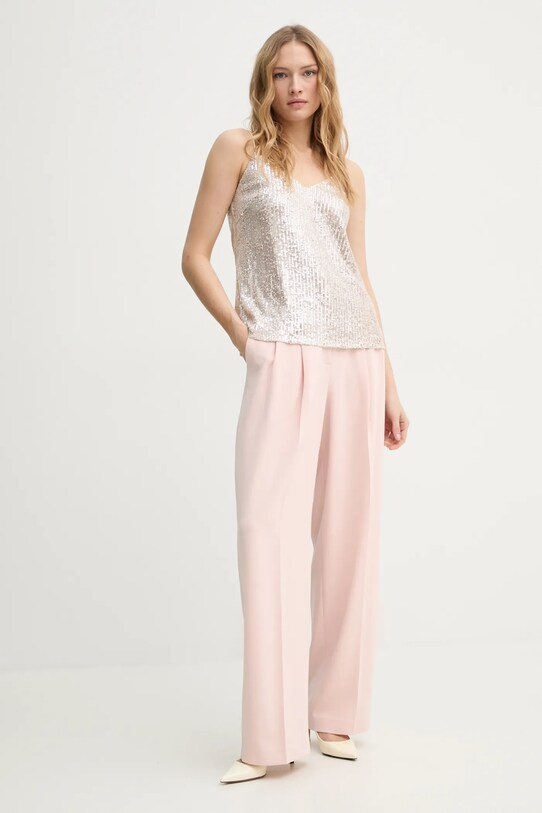 Theory pantaloni O1109201 roz SS25