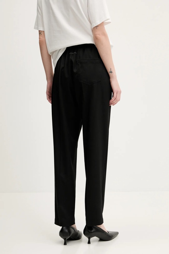 Odjeća Hlače s primjesom vune MM6 Maison Margiela S52KA0512.M35153 crna