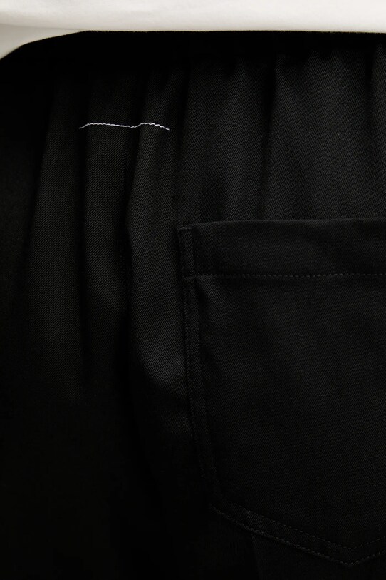 Παντελόνι από μείγμα μαλλιού MM6 Maison Margiela μαύρο S52KA0512.M35153