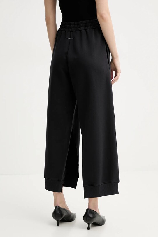 Odzież MM6 Maison Margiela spodnie dresowe bawełniane S52KA0527.M25012 czarny