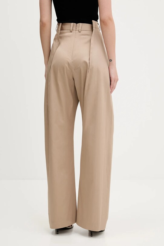 Odjeća Pamučne hlače MM6 Maison Margiela S52KA0534.M35368 bež