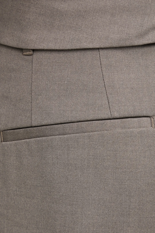 Nohavice s prímesou vlny Remain hnedá 5023221012