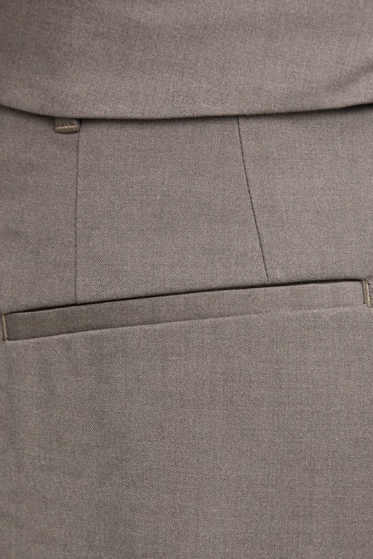 Remain spodnie z domieszką wełny brązowy 5023221012