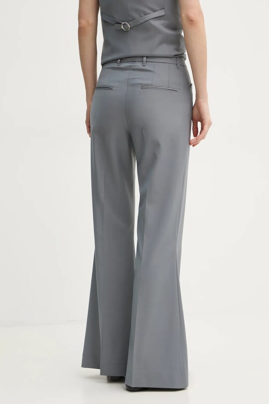 Îmbrăcăminte Remain pantaloni din lana 5023923046 gri