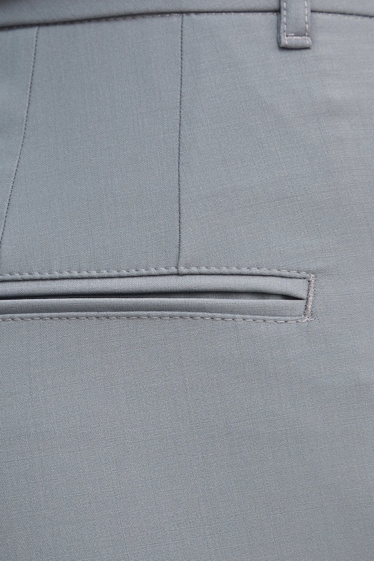 Kalhoty s příměsí vlny Remain šedá 5023923046