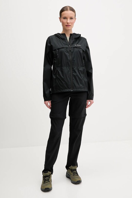 Columbia spodnie outdoorowe Leslie Falls 2087064 czarny SS25