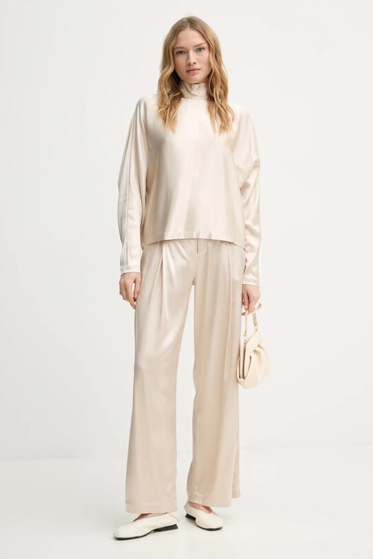 AERON pantaloni WELLEN PA249558 bej SS25