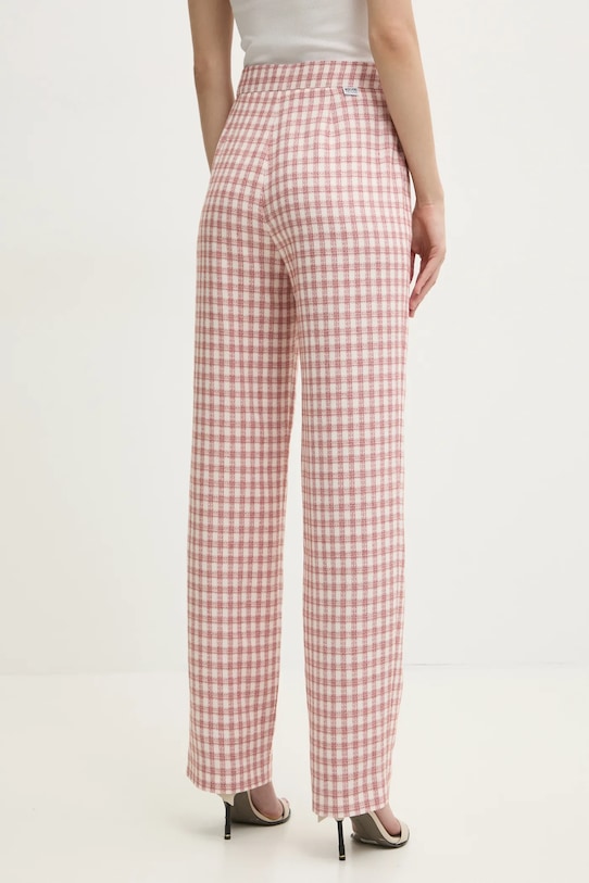 Одяг Штани з домішкою льону Moschino Jeans 0307.3226 бежевий