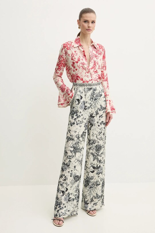 Simona Corsellini pantaloni P25CPPA002 beige SS25