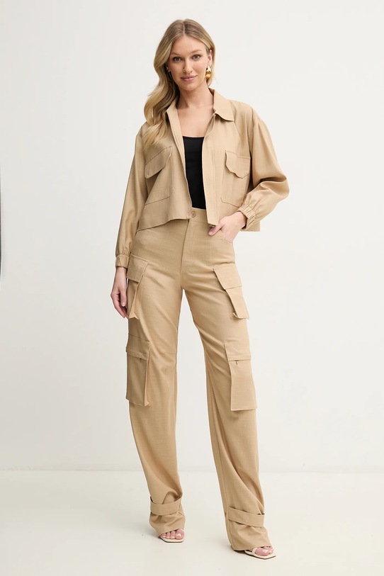 Штани Simona Corsellini P25CPPA017 бежевий SS25