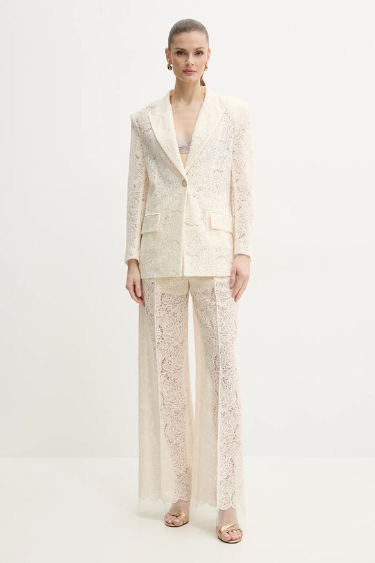 Simona Corsellini pantaloni P25CPPA013 bej SS25