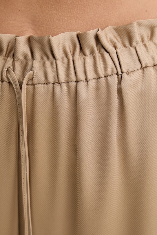 Simona Corsellini spodnie beżowy P25CPPA004