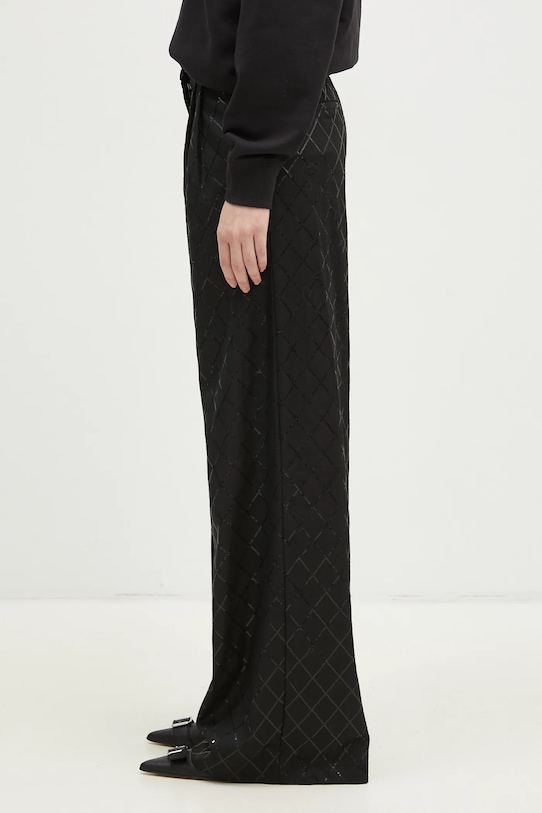 Rotate trousers Wide Leg Sequins Pants 113326100 black SS25