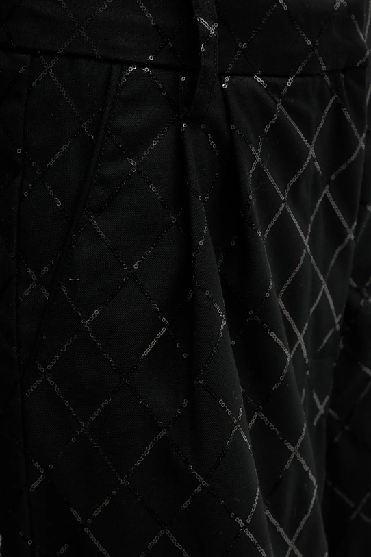 Брюки Rotate Wide Leg Sequins Pants чёрный 113326100