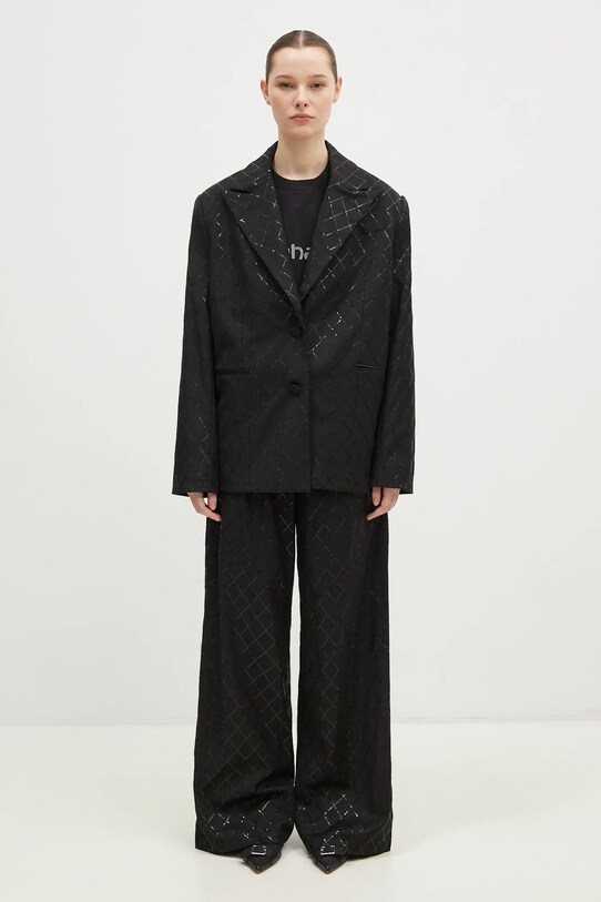Rotate trousers Wide Leg Sequins Pants 113326100 black