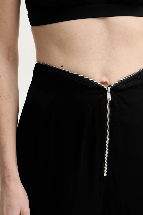 Nanushka pantaloni LINETT negru NW25RSPA19499