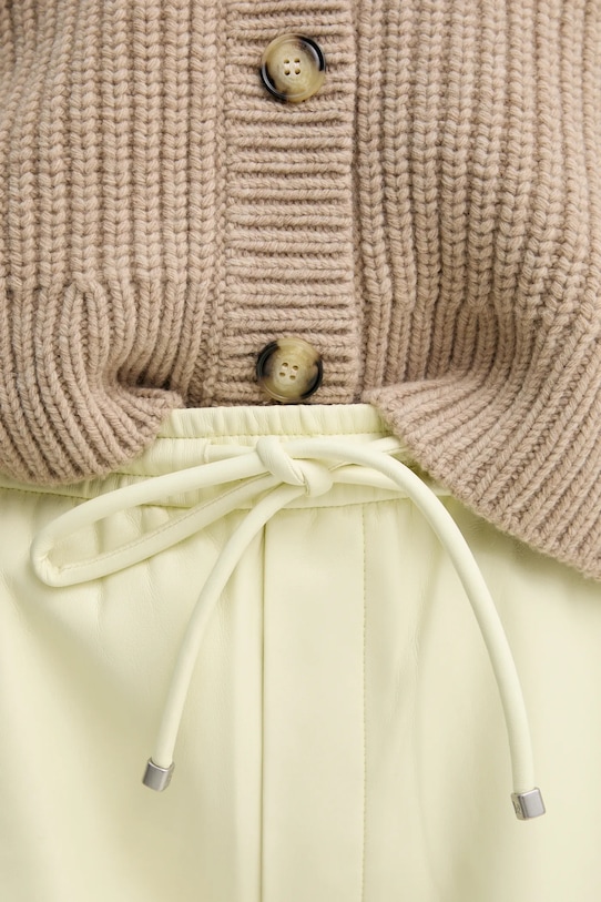 Nanushka spodnie CALIE żółty NW25RSPA06513