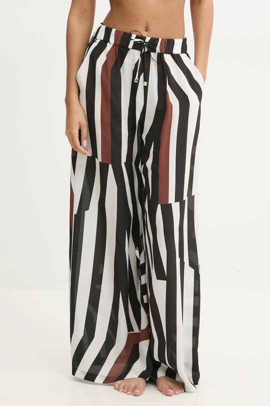 Шовкові піжамні штани Max Mara Beachwear барвистий 2516131029600