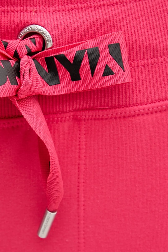 Dkny spodnie dresowe różowy DP5P3496