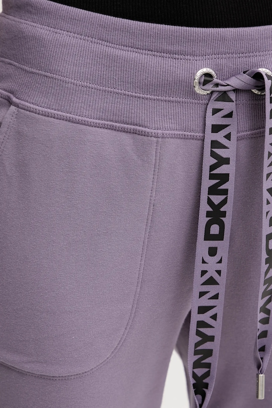 Dkny spodnie dresowe fioletowy DP5P3496