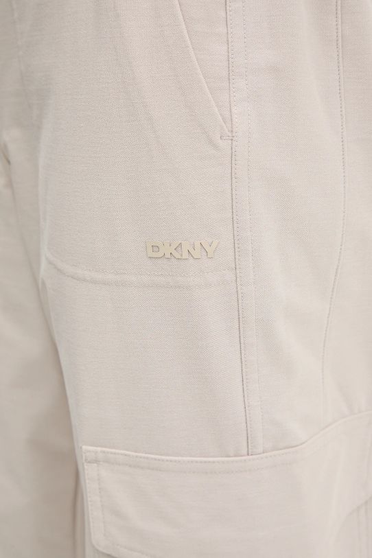 Dkny spodnie beżowy DP5P3500