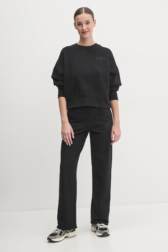 Dkny pantaloni de trening DP5P3561 negru SS25