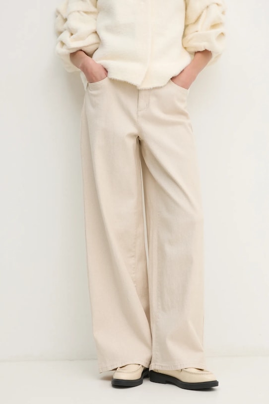 Dkny jeansy beżowy DJ4M4119