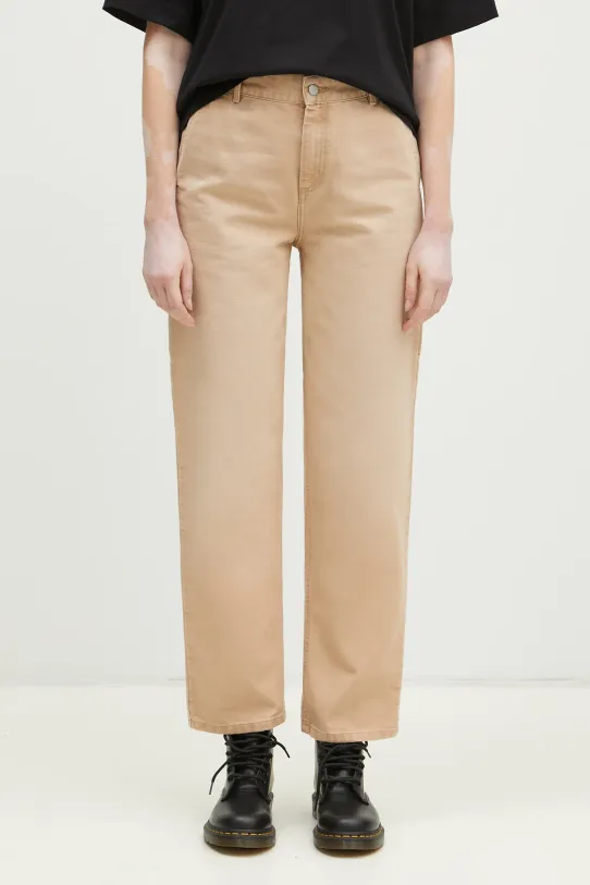 Carhartt WIP cotton trousers Pierce Pant Straight cotton beige I034323.07E4O