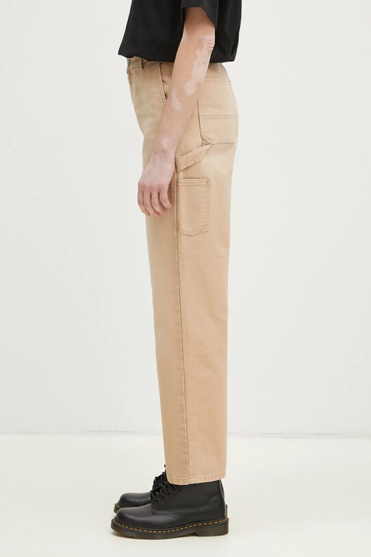 Бавовняні штани Carhartt WIP Pierce Pant Straight I034323.07E4O бежевий SS25