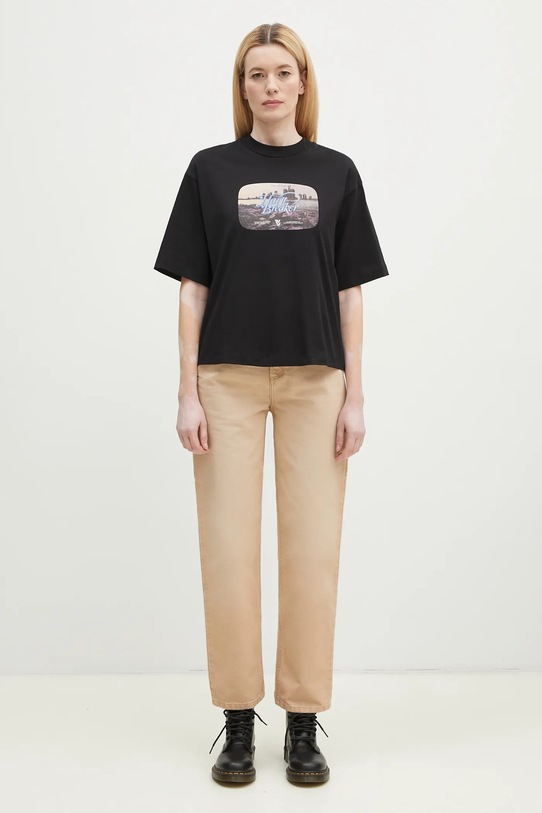 Carhartt WIP cotton trousers Pierce Pant Straight I034323.07E4O beige