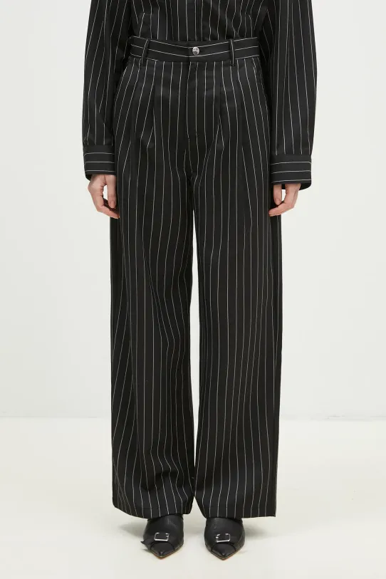 Штани з домішкою вовни Carhartt WIP Seaton Pant Planet friendly чорний I034450.2MBXX