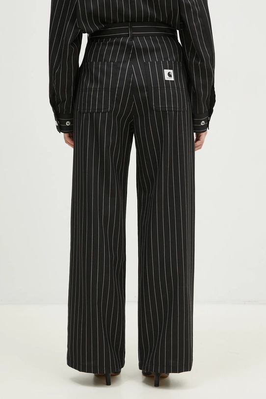 Одяг Штани з домішкою вовни Carhartt WIP Seaton Pant I034450.2MBXX чорний