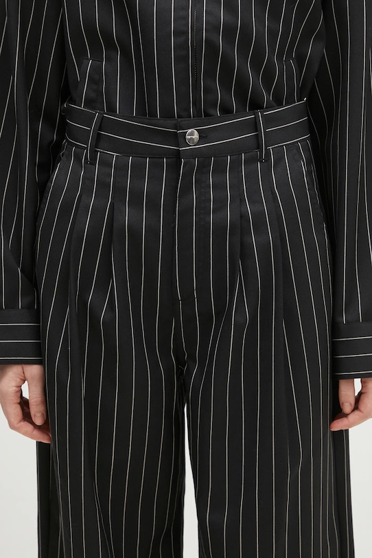 Штани з домішкою вовни Carhartt WIP Seaton Pant чорний I034450.2MBXX