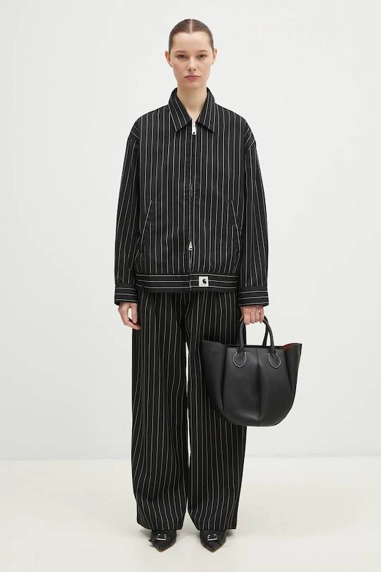 Штани з домішкою вовни Carhartt WIP Seaton Pant I034450.2MBXX чорний