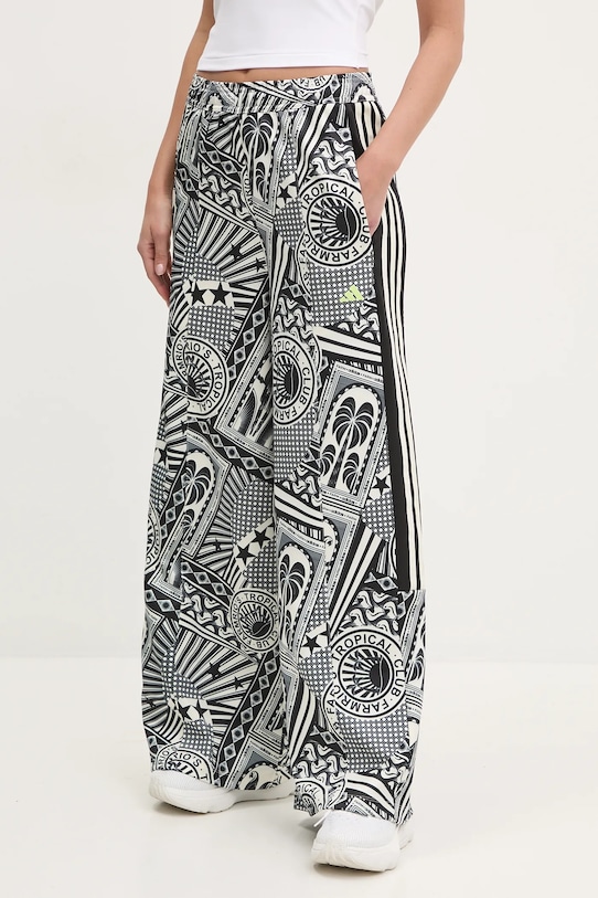 adidas spodnie dresowe x Farm Rio dzianina czarny JD6294