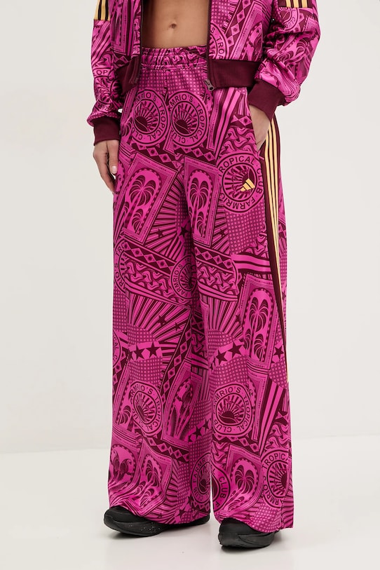 adidas pantaloni della tuta x Farm Rio maglia rosa JD6295
