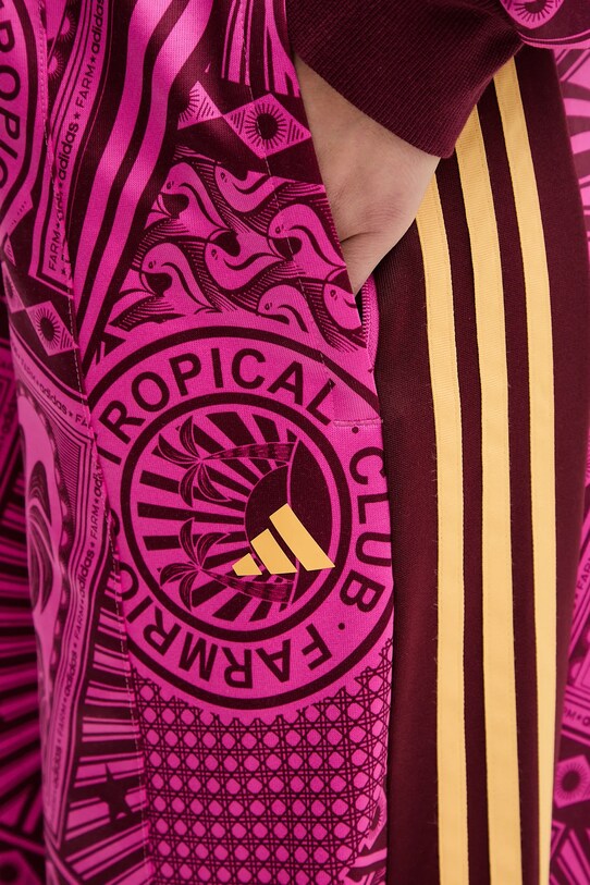 adidas pantaloni della tuta x Farm Rio rosa JD6295