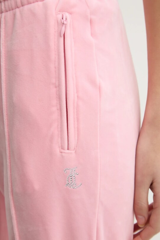 Παντελόνι φόρμας Juicy Couture ροζ JCAPW045